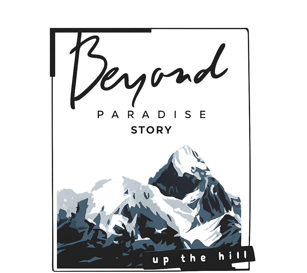 Beyond Paradise Story White Half Sleeve T-Shirt