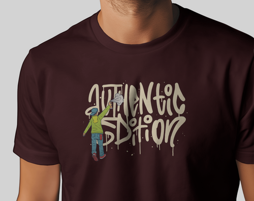 Authentic Edition Half Sleeve T-Shirt