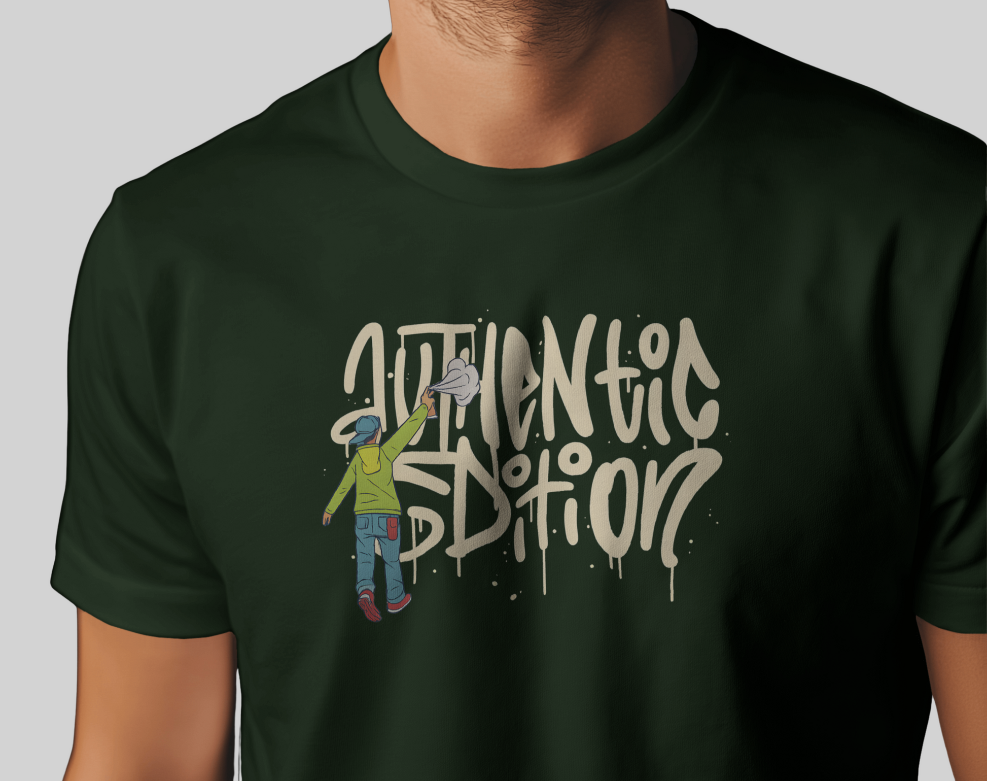 Authentic Edition Half Sleeve T-Shirt