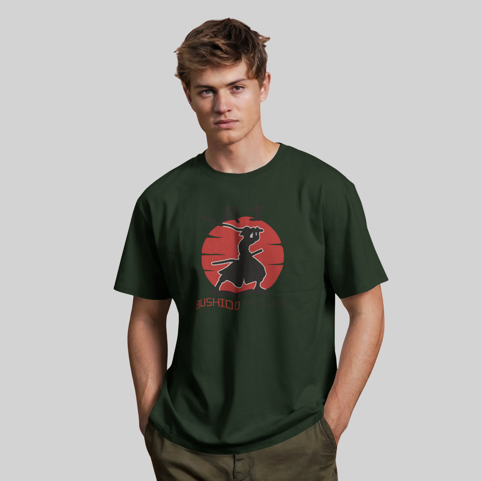 Bushido Samurai Half Sleeve  T-Shirt