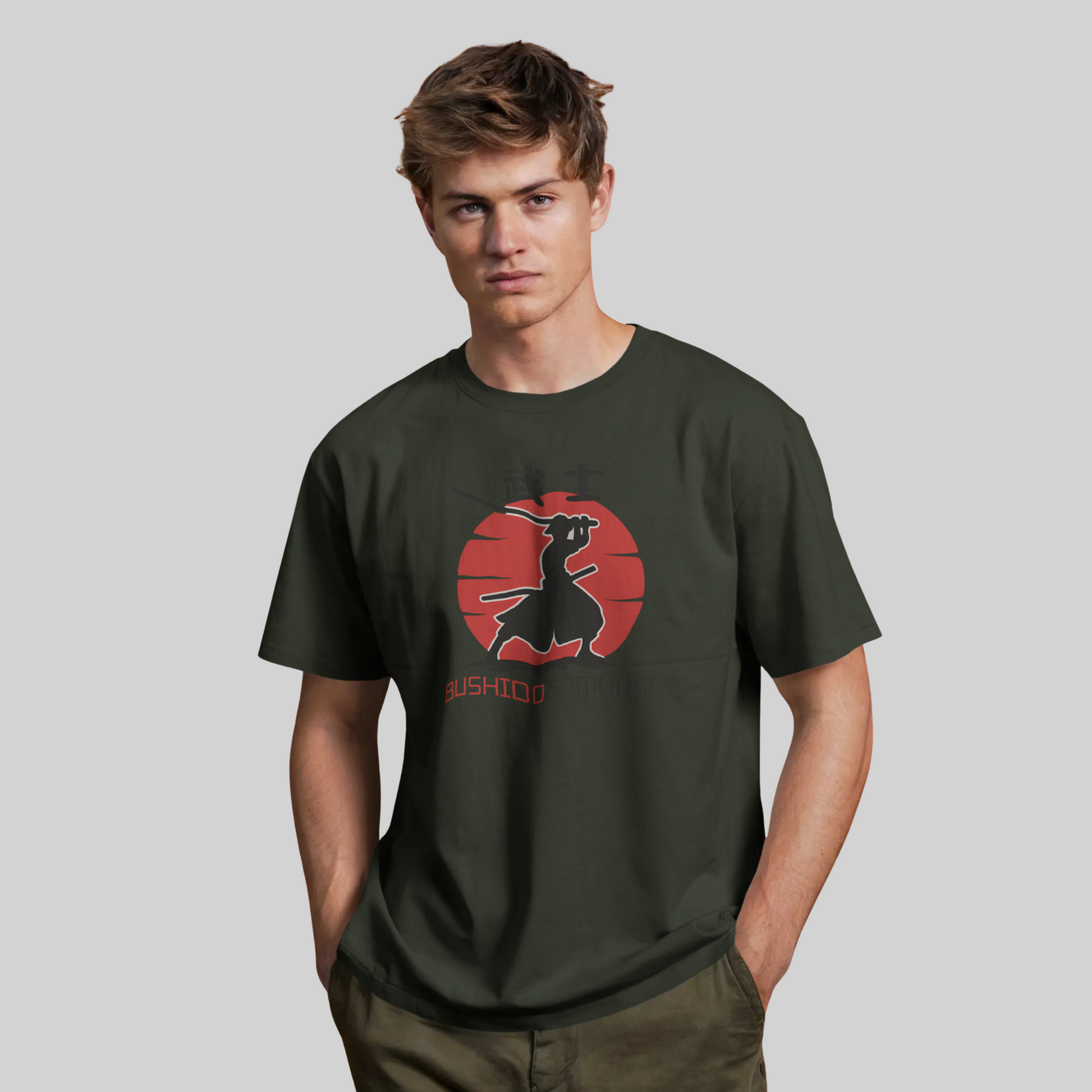 Bushido Samurai Half Sleeve  T-Shirt