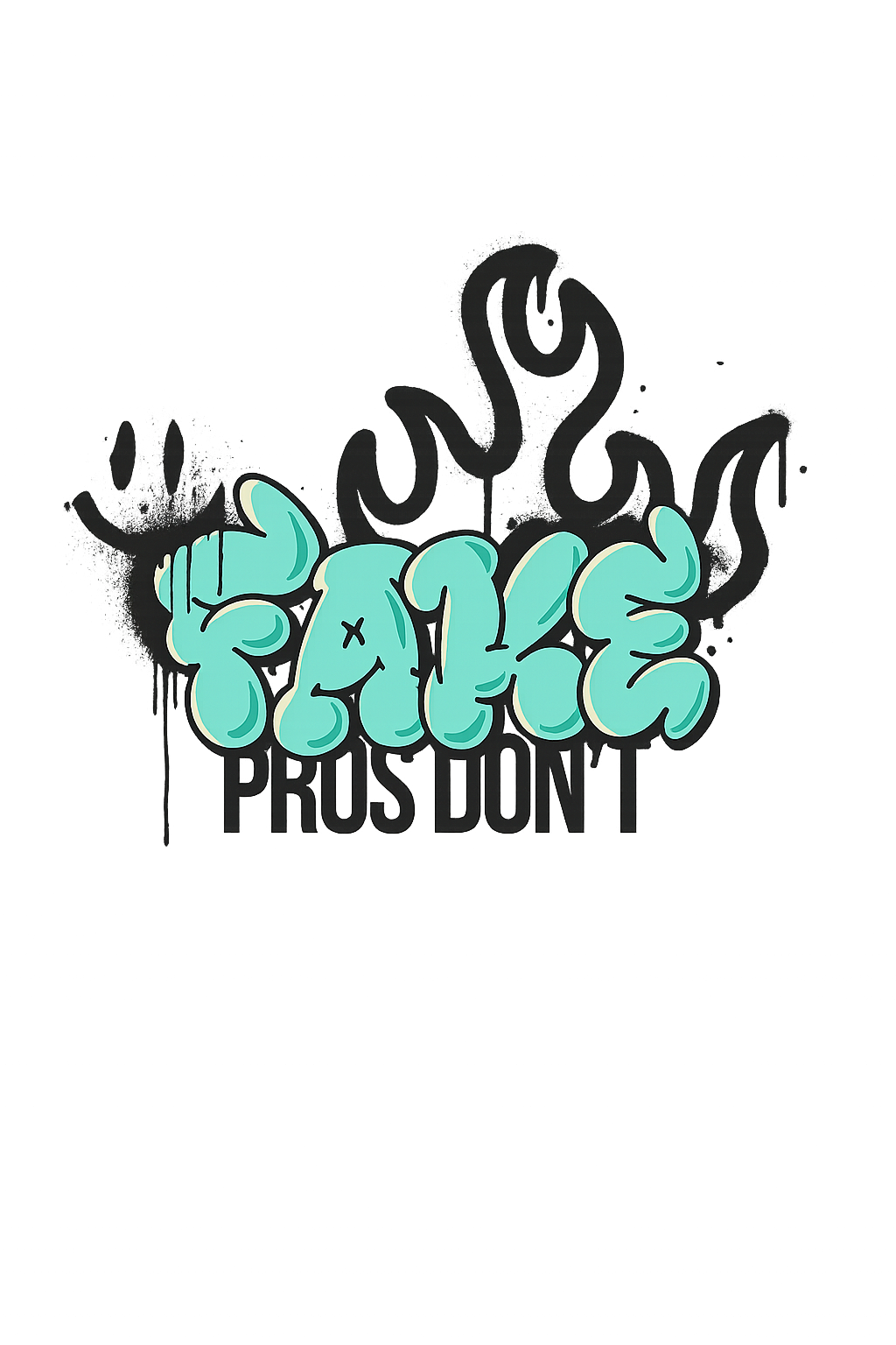 Fake Pros Don't Half Sleeve T-Shirt