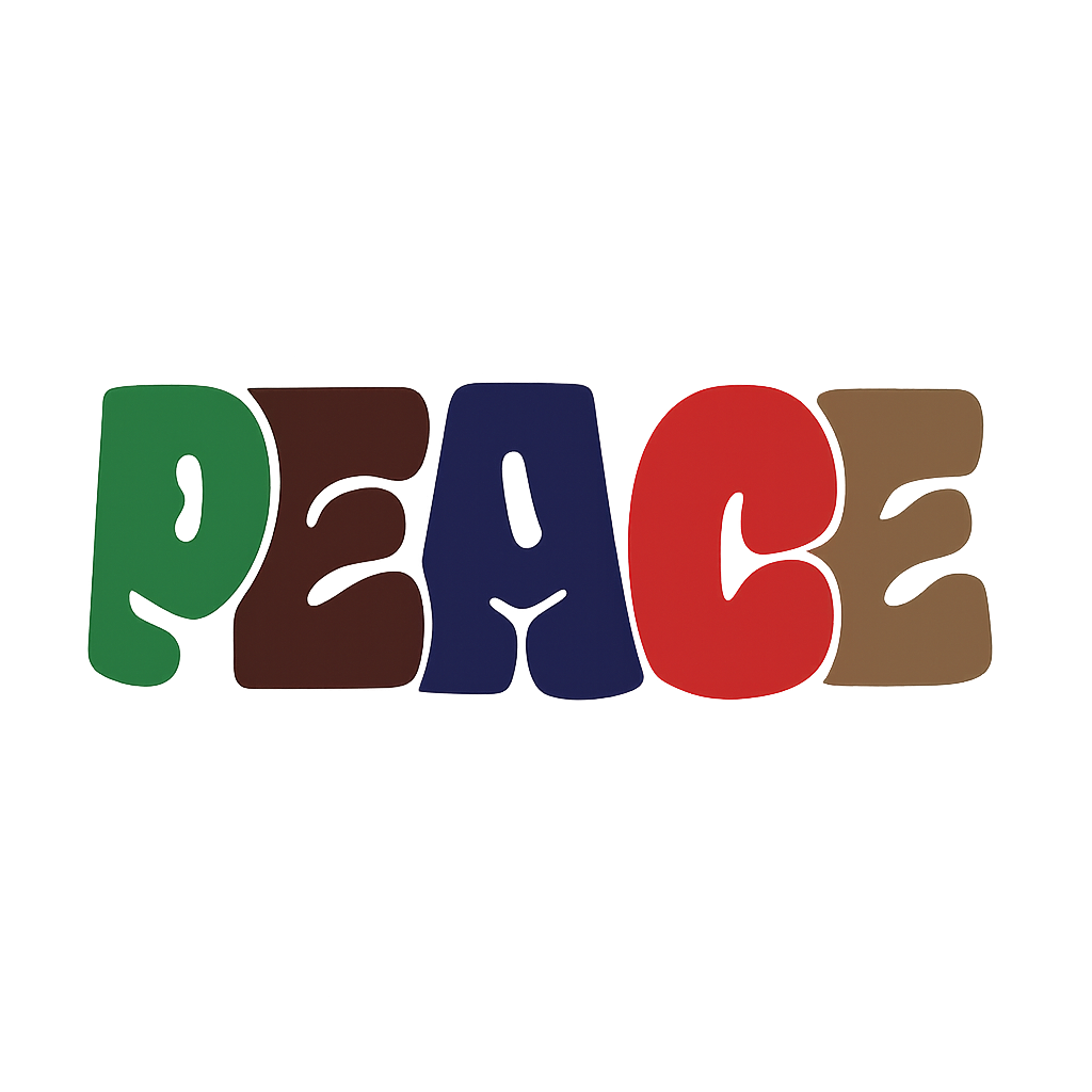 Peace Half Sleeve T-Shirt