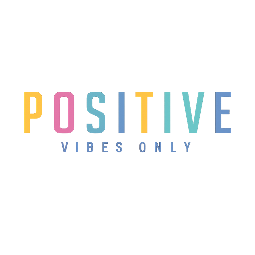Positive Vibes Only Half Sleeve T-Shirt